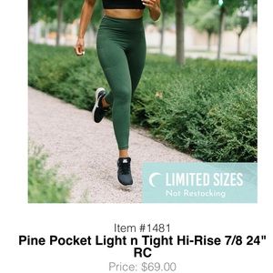 Pine Pocket Light n Tight Hi-Rise 7/8 24"  NWOT